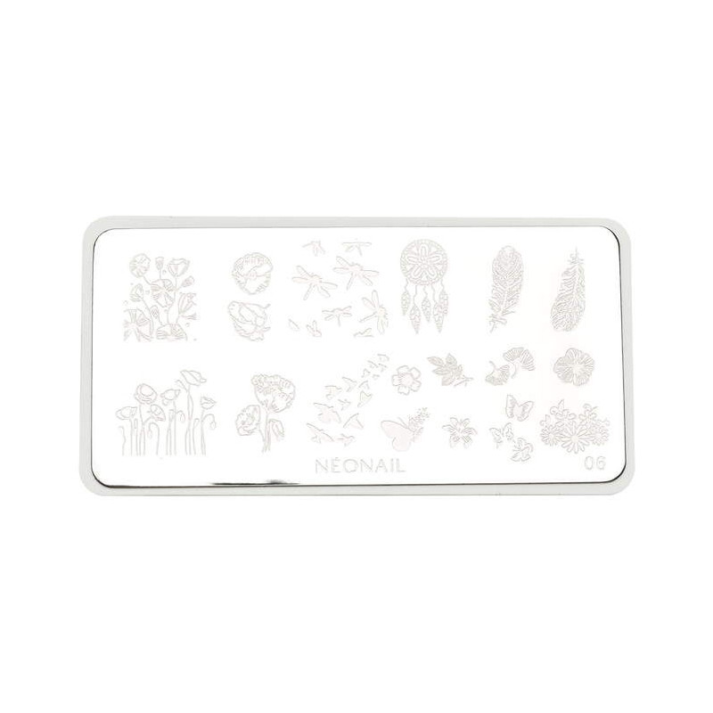Stamping Schablone 06 Neonail-ALLE SCHABLONEN-Double Beauty Shop