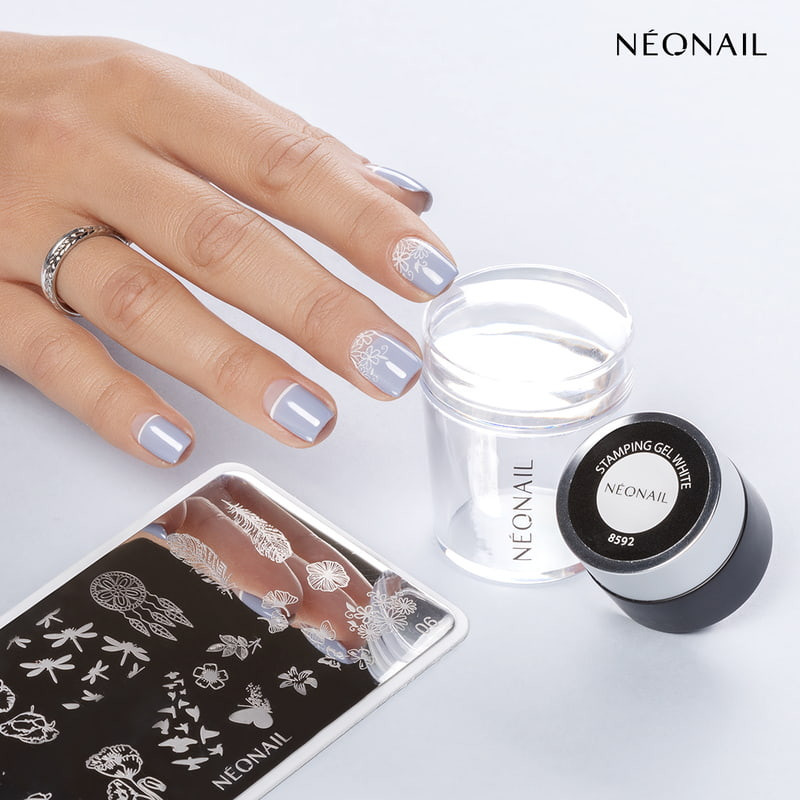 White - Stamping Gel 4 ml Neonail-STAMPING GEL-Double Beauty Shop