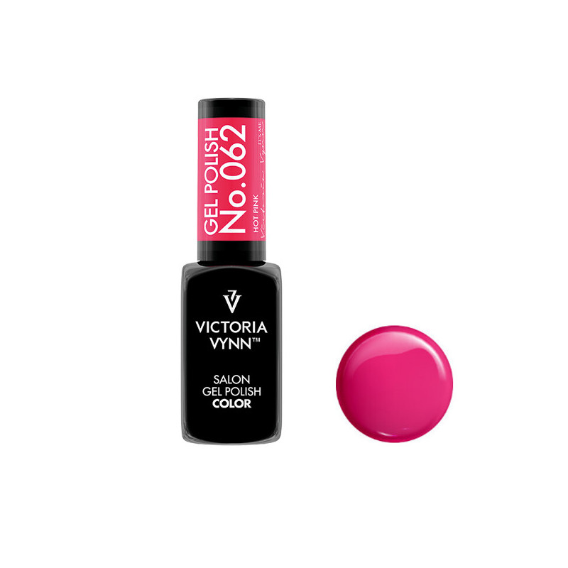 062 Hot Pink Gel polish 8ml VICTORIA VYNN-Online-Shop-Double Beauty Shop