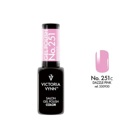 251 Dazzle Pink Gel polish 8ml VICTORIA VYNN