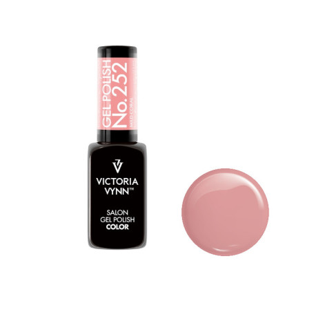 252 Mild Coral Gel polish 8ml VICTORIA VYNN