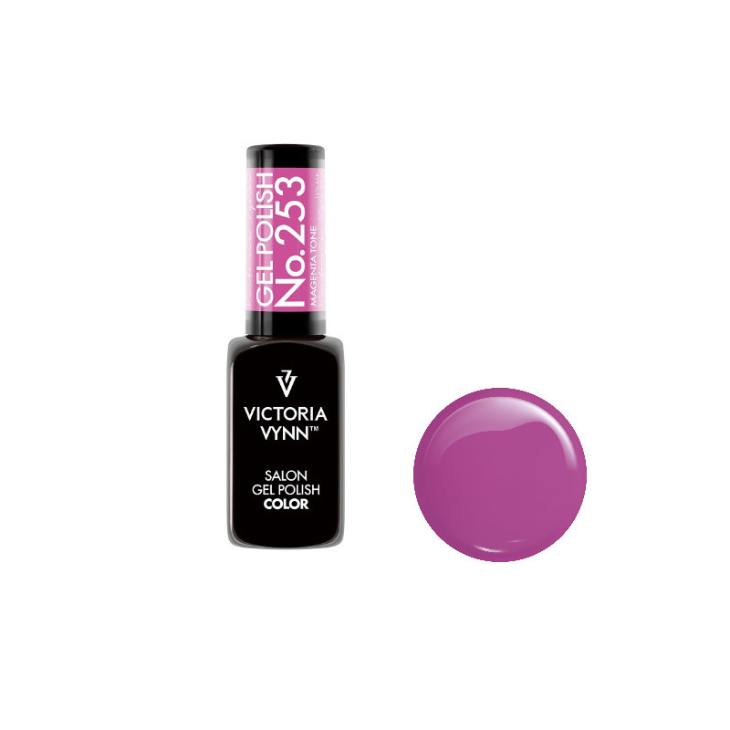253 Magenta Tone Gel polish 8ml VICTORIA VYNN-Online-Shop-Double Beauty Shop