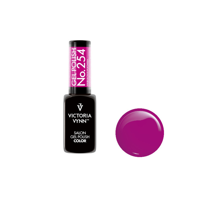 254 Fabulous Fuchsia Gel polish 8ml VICTORIA VYNN-Online-Shop-Double Beauty Shop