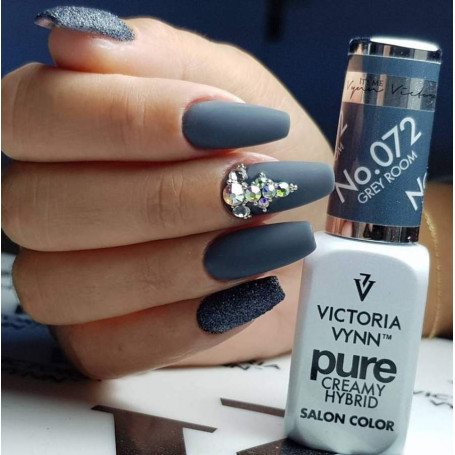 072 Grey Room — Gel polish Pure Creamy 8ml VICTORIA VYNN