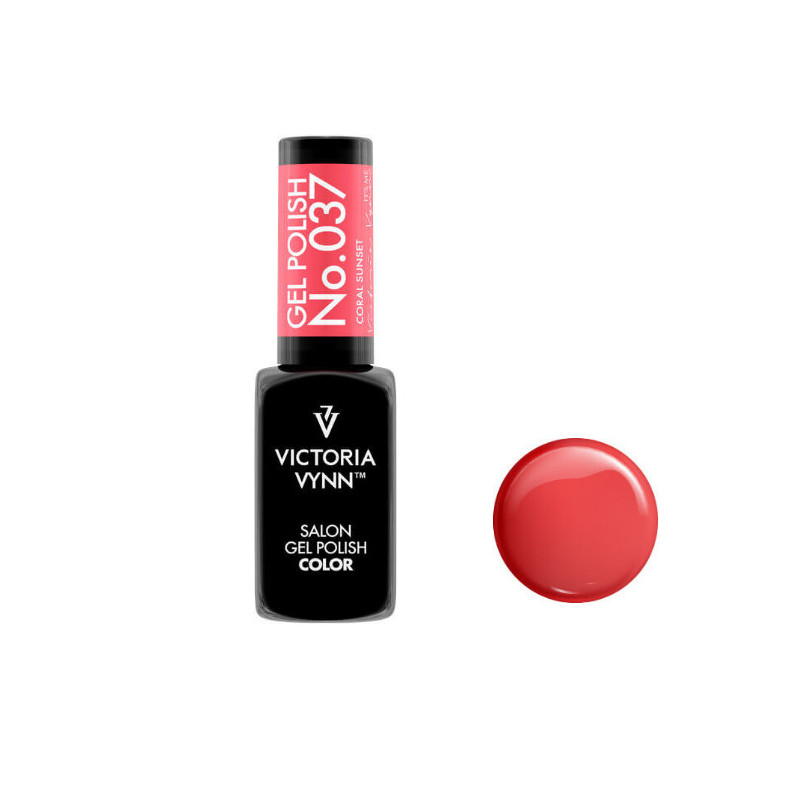 037 Coral Sunset Gel polish 8ml VICTORIA VYNN-Online-Shop-Double Beauty Shop