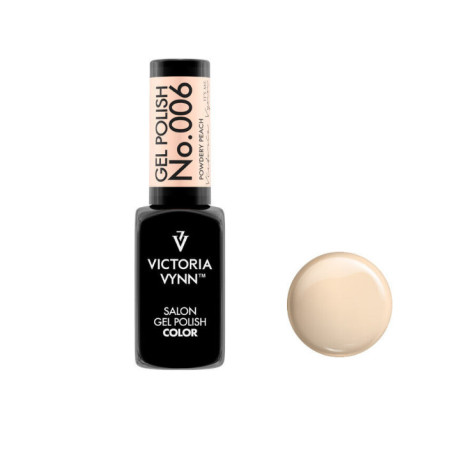 006 Powdery Peach Gel polish 8ml VICTORIA VYNN