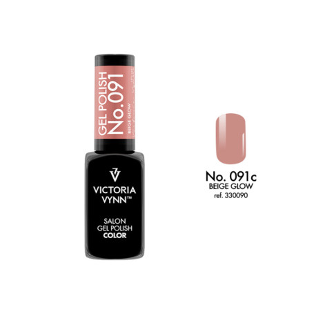 091 Biege Glow Gel polish 8ml VICTORIA VYNN