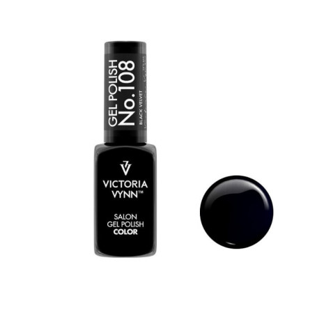 108 Black Velvet Gel polish 8ml VICTORIA VYNN
