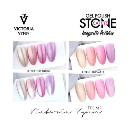 270 Amethyst Stone Cat Eye Gel polish 8ml VICTORIA VYNN