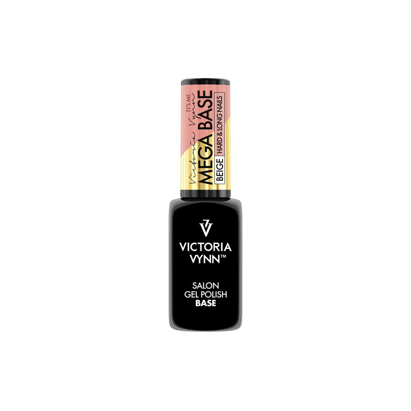 BEIGE — Mega Base (Rubber Base coat) 8 ml VICTORIA VYNN-Online-Shop-Double Beauty Shop