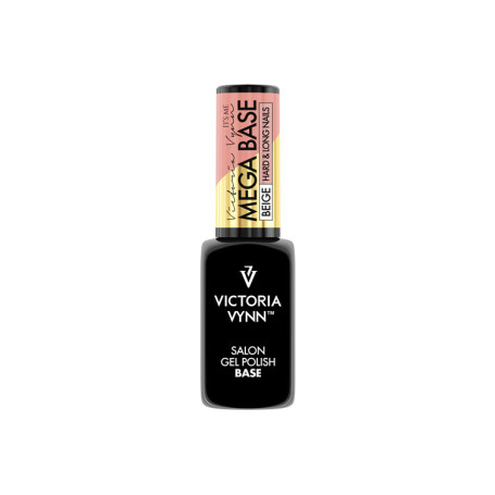 BEIGE — Mega Base (Rubber Base coat) 8 ml VICTORIA VYNN