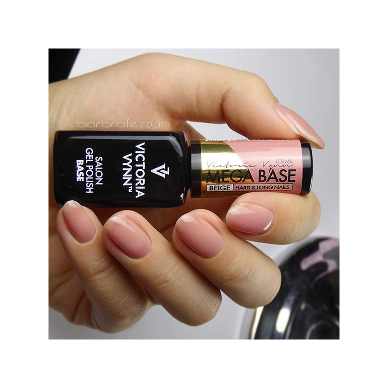 BEIGE — Mega Base (Rubber Base coat) 8 ml VICTORIA VYNN-Online-Shop-Double Beauty Shop