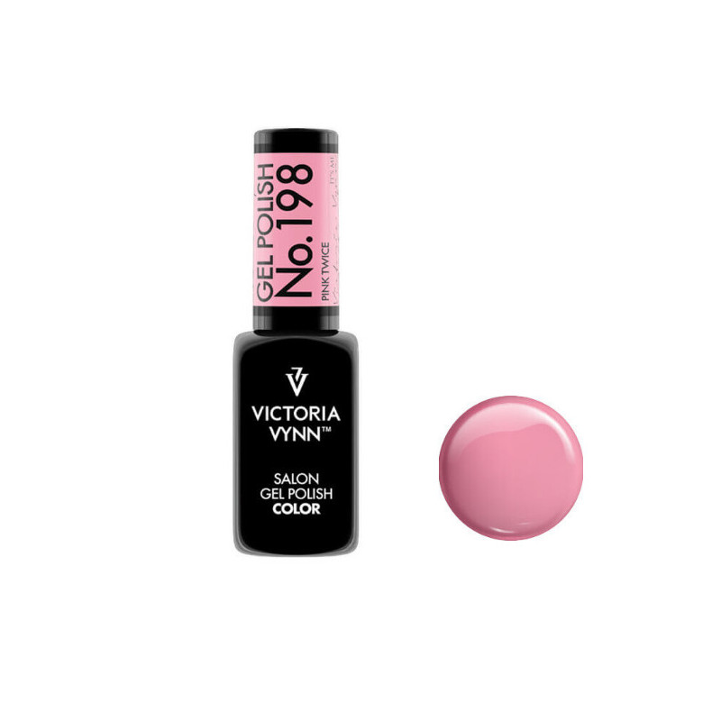 198 Pink Twice Gel polish 8ml VICTORIA VYNN-Online-Shop-Double Beauty Shop