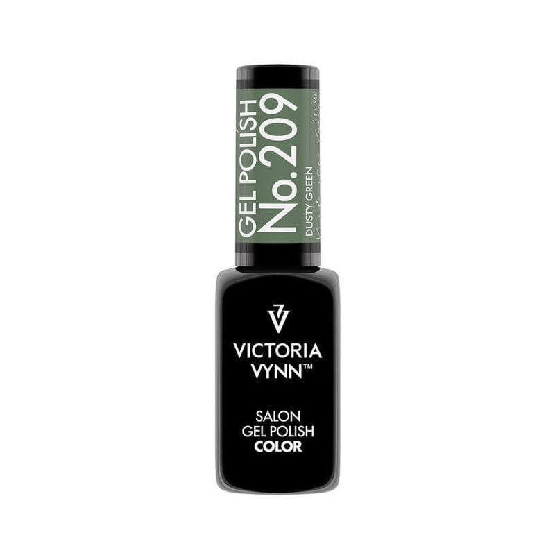 209 Dusty Green Gel polish 8ml VICTORIA VYNN-Online-Shop-Double Beauty Shop