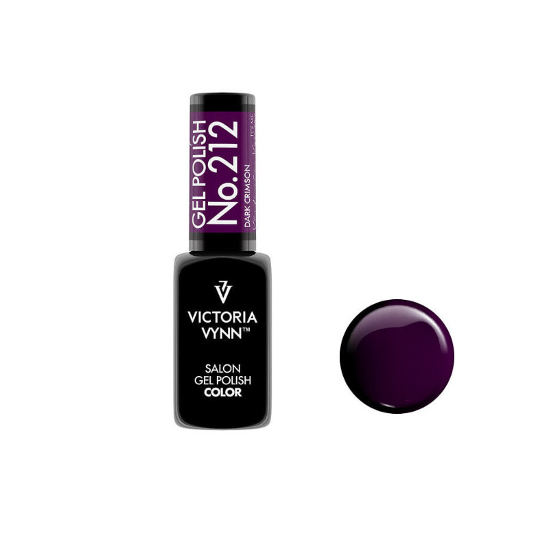 212 Dark Crimson Gel polish 8ml VICTORIA VYNN-Online-Shop-Double Beauty Shop