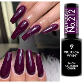 212 Dark Crimson Gel polish 8ml VICTORIA VYNN 2