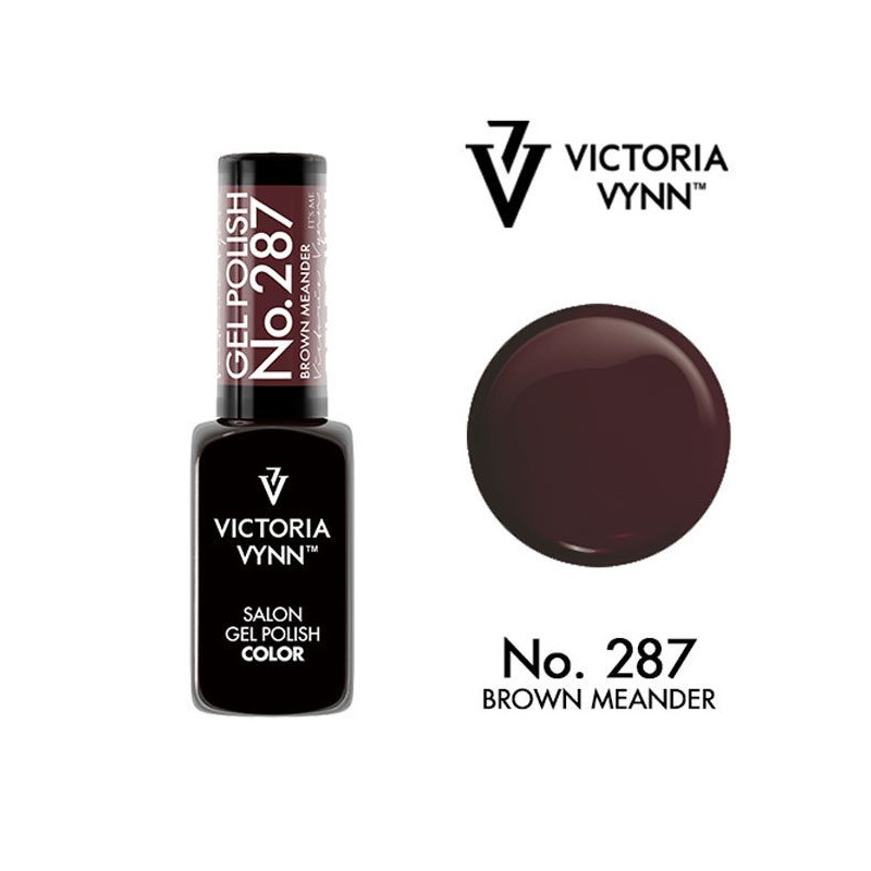 287 Brown Meander Gel polish 8ml VICTORIA VYNN-Online-Shop-Double Beauty Shop
