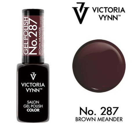 287 Brown Meander Gel polish 8ml VICTORIA VYNN