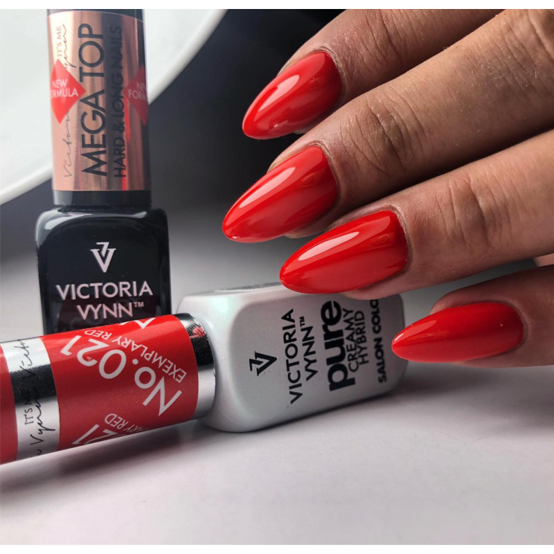 021 Exemplary Red — Gel polish Pure Creamy 8ml VICTORIA VYNN-Online-Shop-Double Beauty Shop