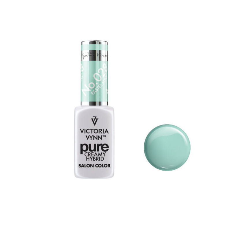 028 Pastel Mint — Gel polish Pure Creamy 8ml VICTORIA VYNN-Online-Shop-Double Beauty Shop