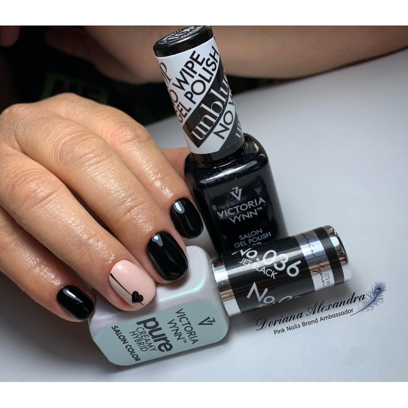 036 Jet Black — Gel polish Pure Creamy 8ml VICTORIA VYNN-Online-Shop-Double Beauty Shop