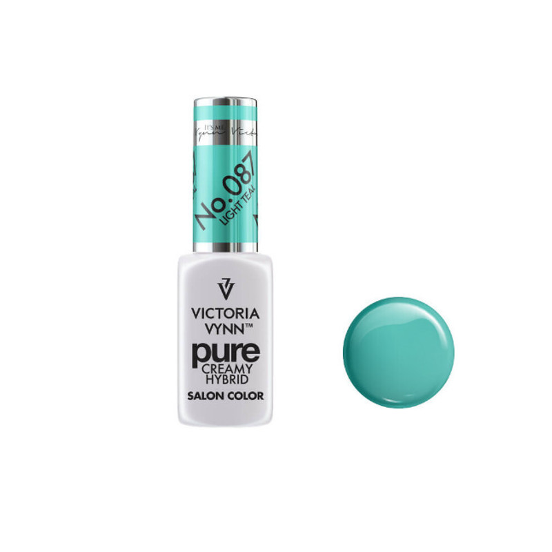 087 Light Teal — Gel polish Pure Creamy 8ml VICTORIA VYNN-Online-Shop-Double Beauty Shop