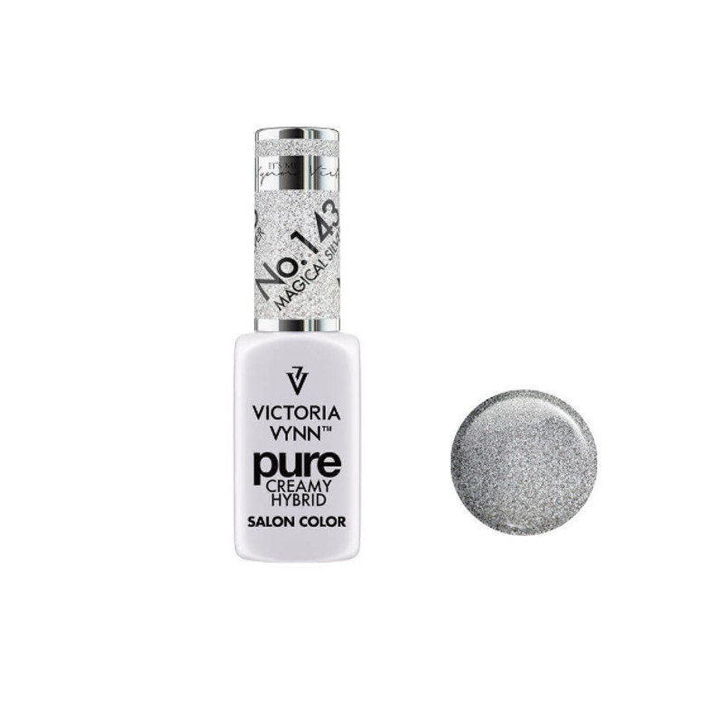 143 Magical Silver — Gel polish Pure Creamy 8ml VICTORIA VYNN-Online-Shop-Double Beauty Shop