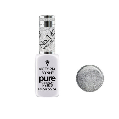 143 Magical Silver — Gel polish Pure Creamy 8ml VICTORIA VYNN