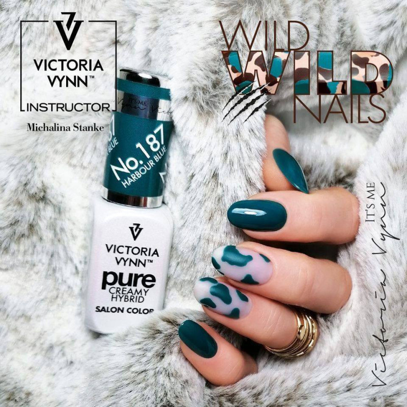 187 Harbour Blue — Gel polish Pure Creamy 8ml VICTORIA VYNN-Online-Shop-Double Beauty Shop