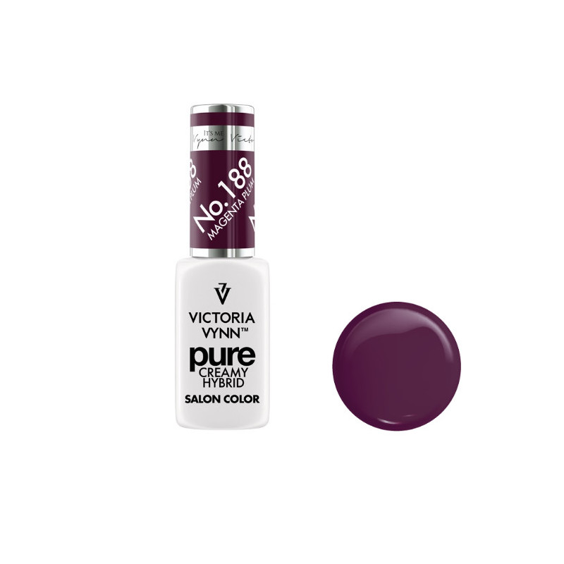 188 Magenta Plum — Gel polish Pure Creamy 8ml VICTORIA VYNN-Online-Shop-Double Beauty Shop