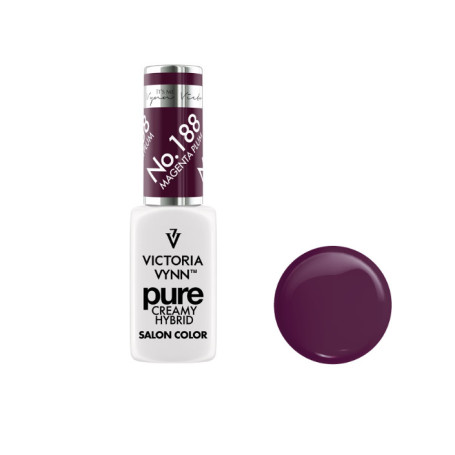 188 Magenta Plum — Gel polish Pure Creamy 8ml VICTORIA VYNN