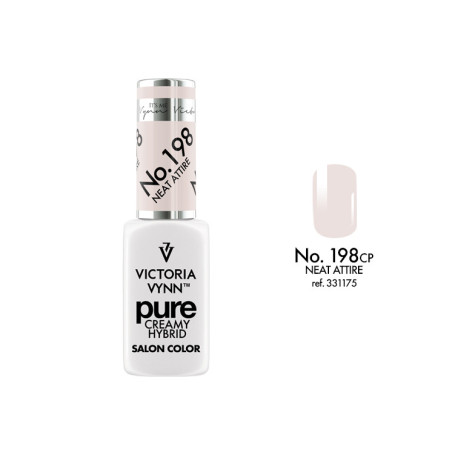 198 Neat Attire — Gel polish Pure Creamy 8ml VICTORIA VYNN