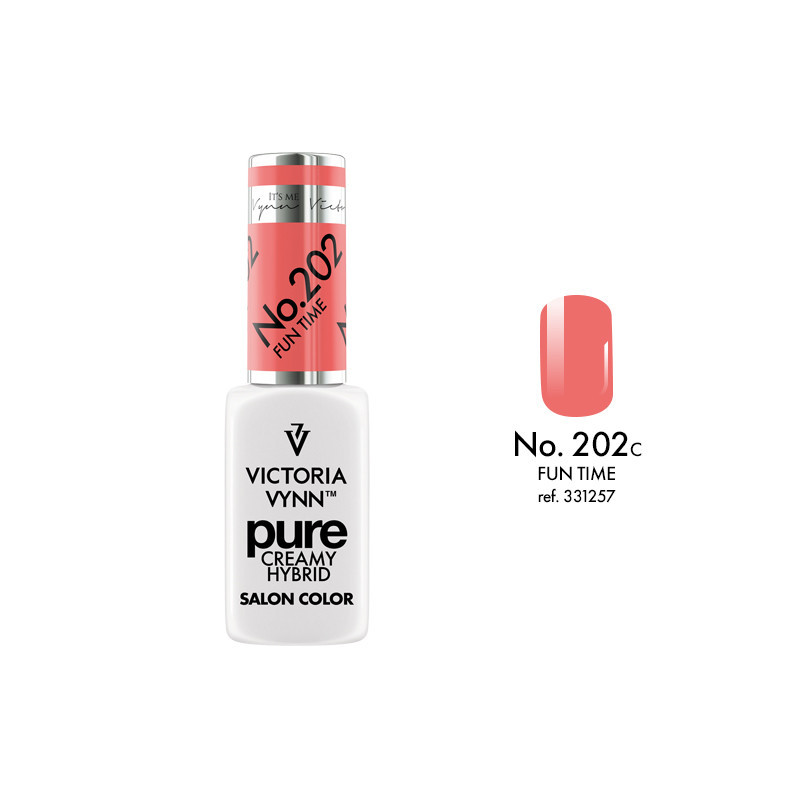 202 Fun Time — Gel polish Pure Creamy 8ml VICTORIA VYNN-Online-Shop-Double Beauty Shop