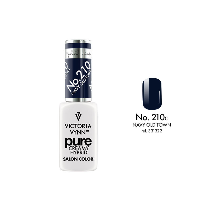 210 Navy Old Town — Gel polish Pure Creamy 8ml VICTORIA VYNN-Online-Shop-Double Beauty Shop