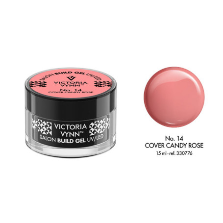 Build Gel UV/LED 14 Cover Candy Rose 15ml VICTORIA VYNN