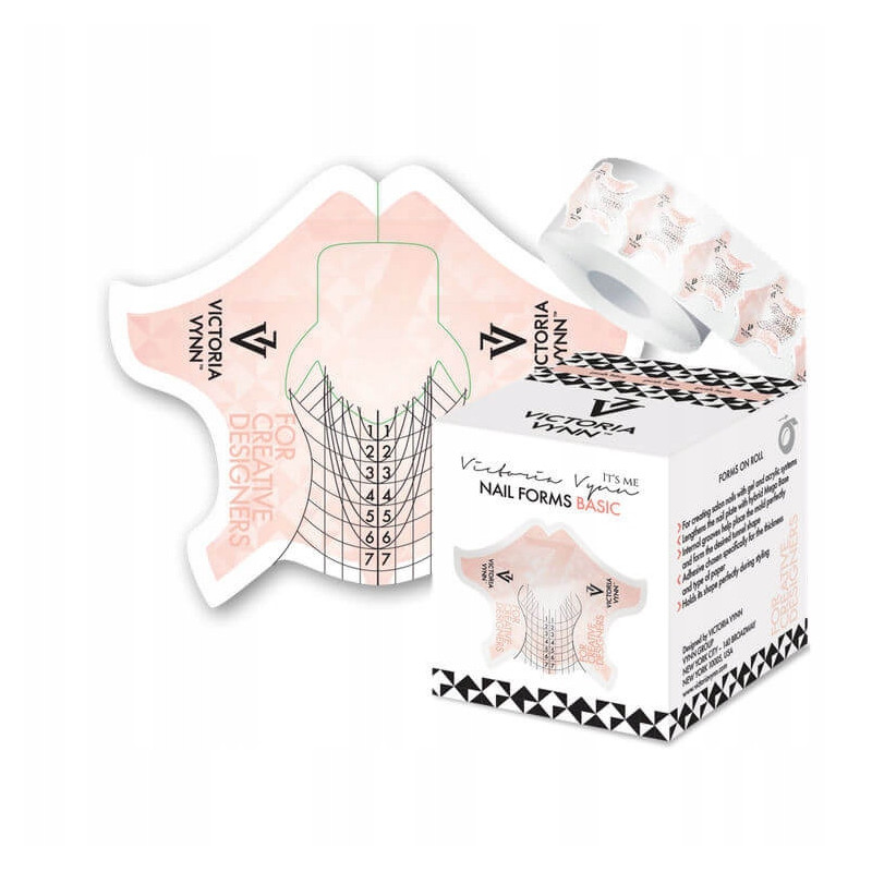 Schablonen BASIC - 100 Stk VICTORIA VYNN-ACRYLGEL SCHABLONEN-Double Beauty Shop