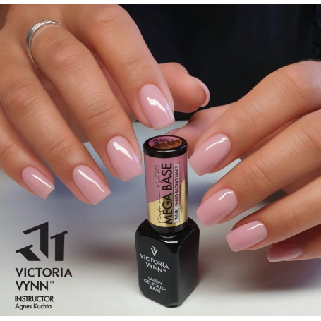 PINK — Mega Base (Rubber Base coat)  8-15 ml VICTORIA VYNN