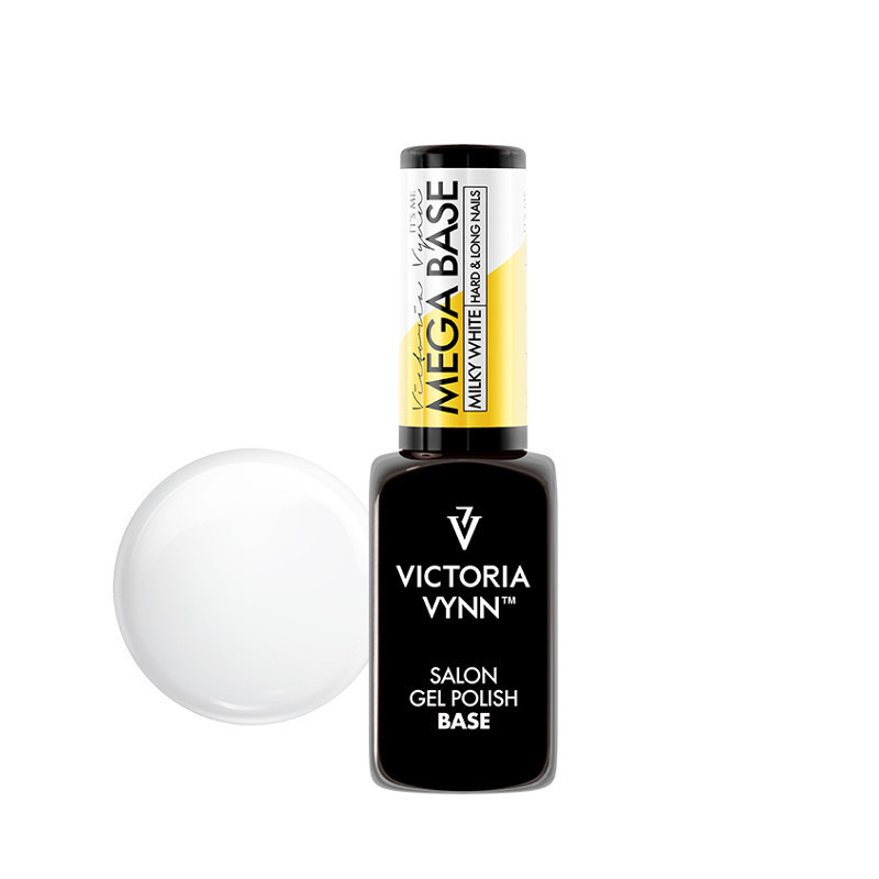 MILKY WHITE — Mega Base (Rubber Base coat) 8 ml VICTORIA VYNN-Online-Shop-Double Beauty Shop