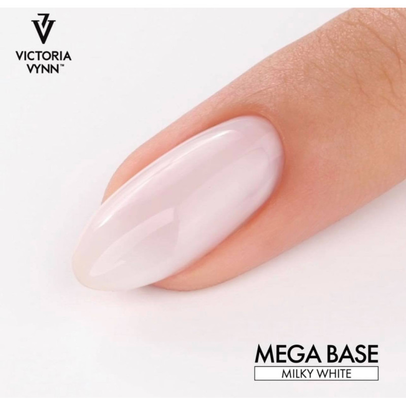 MILKY WHITE — Mega Base (Rubber Base coat) 8 ml VICTORIA VYNN-Online-Shop-Double Beauty Shop
