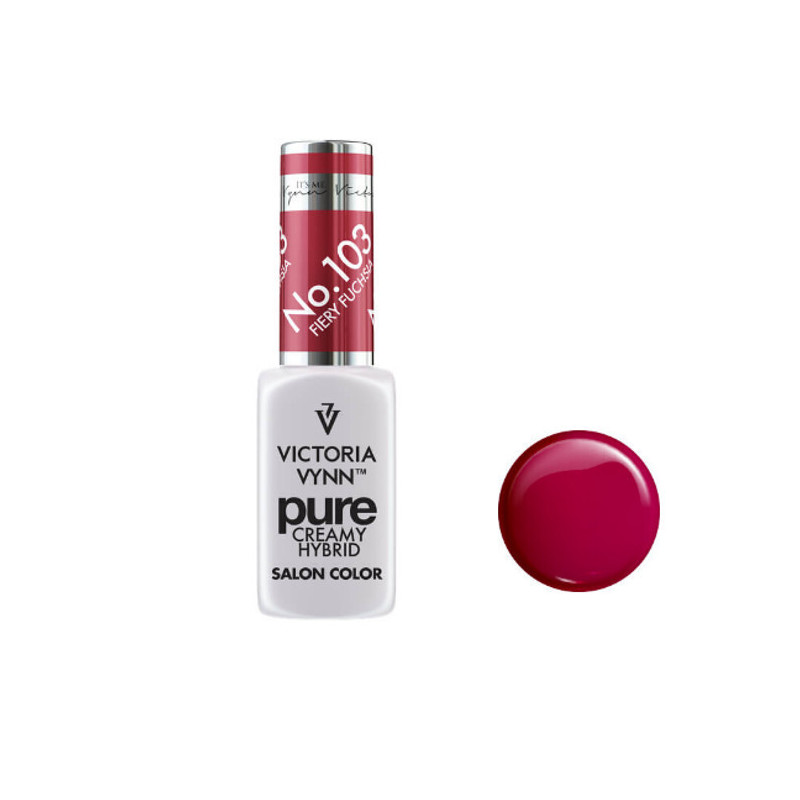 103 Fiery Fuchsia — Gel polish Pure Creamy 8ml VICTORIA VYNN-Online-Shop-Double Beauty Shop