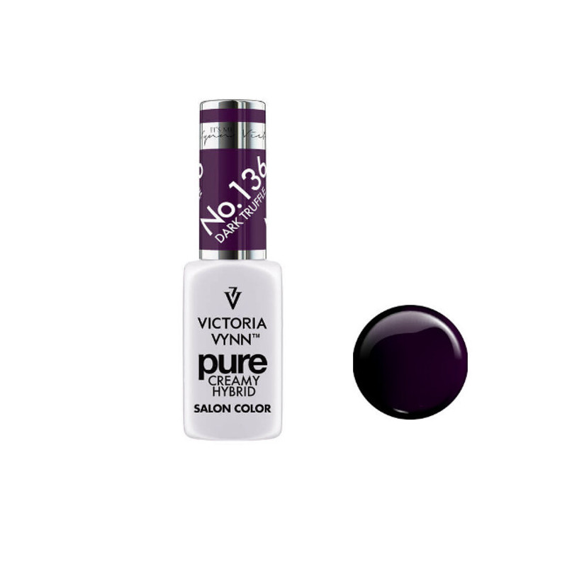 136 Dark Truffle — Gel polish Pure Creamy 8ml VICTORIA VYNN-Online-Shop-Double Beauty Shop