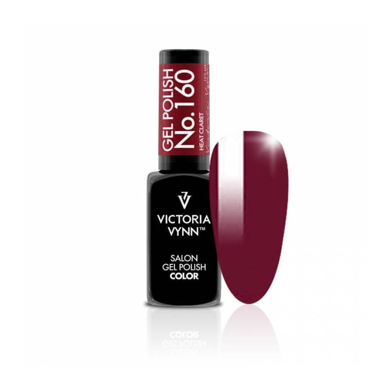 160 Heat Claret Gel polish 8ml VICTORIA VYNN-Online-Shop-Double Beauty Shop