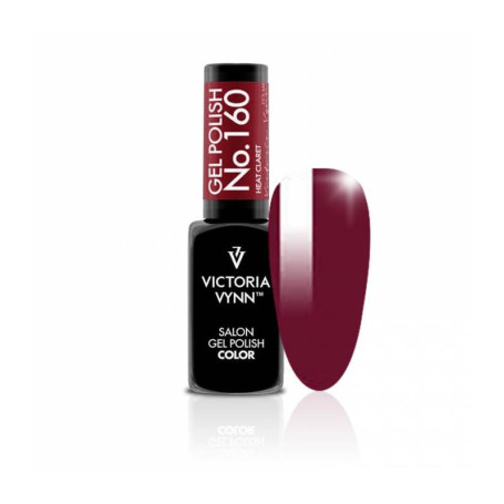 160 Heat Claret Gel polish 8ml VICTORIA VYNN