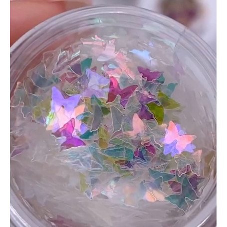 SCHMETTERLINGE - Pailletten ZooNail