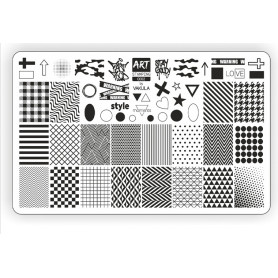 0002 by Vakula Matte stamping schablone + design blatt... 2