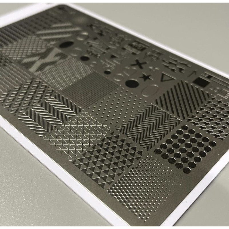 0002 by Vakula Matte stamping schablone + design blatt ART STAMPING-ALLE SCHABLONEN-Double Beauty Shop