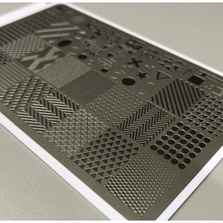 0002 by Vakula Matte stamping schablone + design blatt ART STAMPING