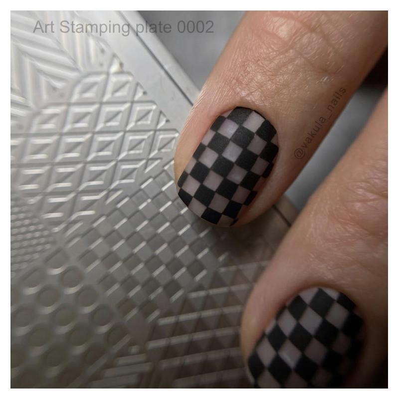 0002 by Vakula Matte stamping schablone + design blatt ART STAMPING-ALLE SCHABLONEN-Double Beauty Shop