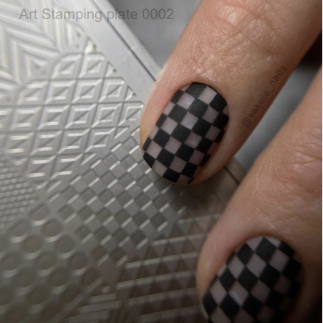 0002 by Vakula Matte stamping schablone + design blatt ART STAMPING