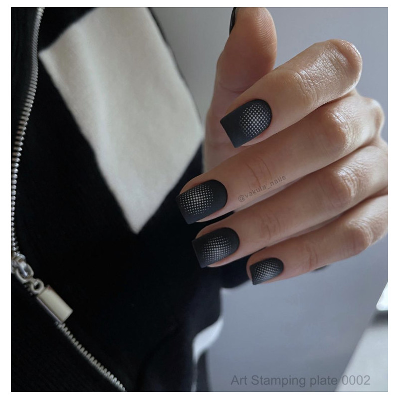 0002 by Vakula Matte stamping schablone + design blatt ART STAMPING-ALLE SCHABLONEN-Double Beauty Shop